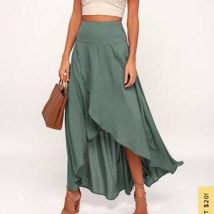 High low maxi skirt Lulus